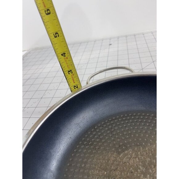 Schulte-Ufer 10.5" Skillet Frying Pan Stainless Steel Non-Stick Two Handles Germ - Picture 8 of 8